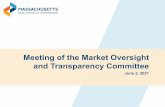 Meeting of the Market Oversight and Transparency Committee