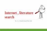 Internet , literature search - National University