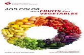 Add Color with Fruits and Vegetables