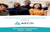 CATALOGUE DE FORMATION 2021 - AECD