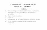 EL SUBSISTEMA COMERCIAL EN LAS EMPRESAS TURÍSTICAS.