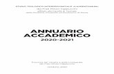 ANNUARIO ACCADEMICO - Laurentianum