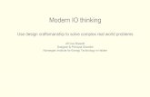 Modern IO thinking
