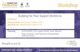 Building the Peer Support Workforce - Dunstan