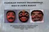 'Topeng Tradisional Bali-Jawa Barat''