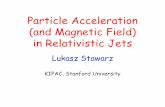 Particle Acceleration (and Magnetic Field) in Relativistic ...