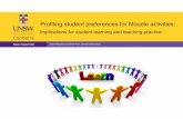 Profiling student preferences for Moodle activities