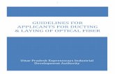GUIDELINES FOR APPLICANTS FOR DUCTING & laying of …