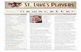 St. Luke's Players Newsletter Autumn 2019