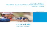 WATER, SANITATION AND HYGIENE - UNICEF