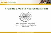 Creating a Useful Assessment Plan - NVCC