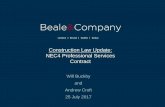 Construction Law Update: NEC4 Professional Services Contract