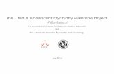 The Child & Adolescent Psychiatry Milestone Project