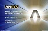 ANSYS Pressure Equipment Module
