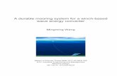 A durable mooring system for a winch-based wave energy ...