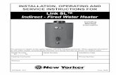 Link SL™ Indirect - Fired Water Heater