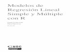 Modelos de Regresión Lineal Simple y Múltiple con R