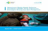 Imunisasi Rutin Anak Selama Pandemi COVID-19 di Indonesia ...
