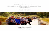 WHO global report on trends in prevalence of tobacco use ...