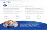 Foodservice Inventory Management - PDI
