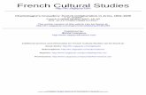 French Cultural Studies - Warwick