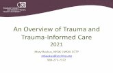 An Overview of Trauma and Trauma-Informed Care