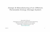 Design & Manufacturing of an Offshore Renewable Energy ...