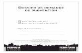 Dossier De DemanDe De subvention - Perpignan