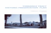 TORRANCE TRACT HISTORIC PRESERVATION PLAN