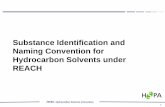 Substance Identification and Naming Convention for ...