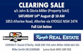 KYOGLE CLEARING SALE