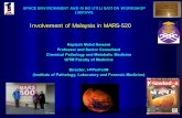 Involvement of Malaysia in MARS-520