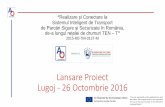 Lansare Proiect Lugoj - 26 Octombrie 2016