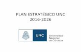 PLAN ESTRATÉGICO UNC 2016-2026