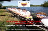 FITZWILLIAM COLLEGE BOAT CLUB Easter 2017 Newsletter