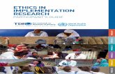ETHICS IN IMPLEMENTATION RESEARCH