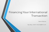Financing Your International Transaction