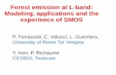 Forest emission at L-band: Modeling, applications and the ...
