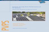 Analysis of Long Term Performance of PV Systems
