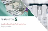Leading The Way in Phytomedicines
