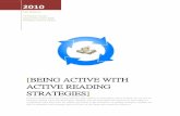 Being active with active reading strategies