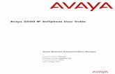 Avaya 2050 IP Softphone User Guide