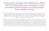 Antiviral activity and safety of the hepatitis B core ...