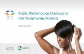 Public Workshop on Chemicals in Hair Straightening Products