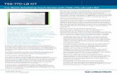 Spec Sheet: TSS-770-LB KIT - Crestron Electronics