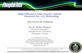 High Efficiency Solar-based Catalytic Structure for CO2 ...