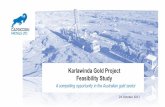 Karlawinda Gold Project Feasibility Study