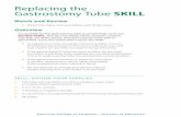 Replacing the Gastrostomy Tube SKILL