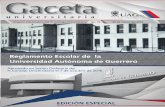 Reglamento Escolar de la Universidad Autónoma de Guerrero