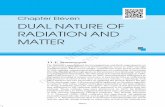 Chapter Eleven DUAL NATURE OF RADIATION AND MATTER